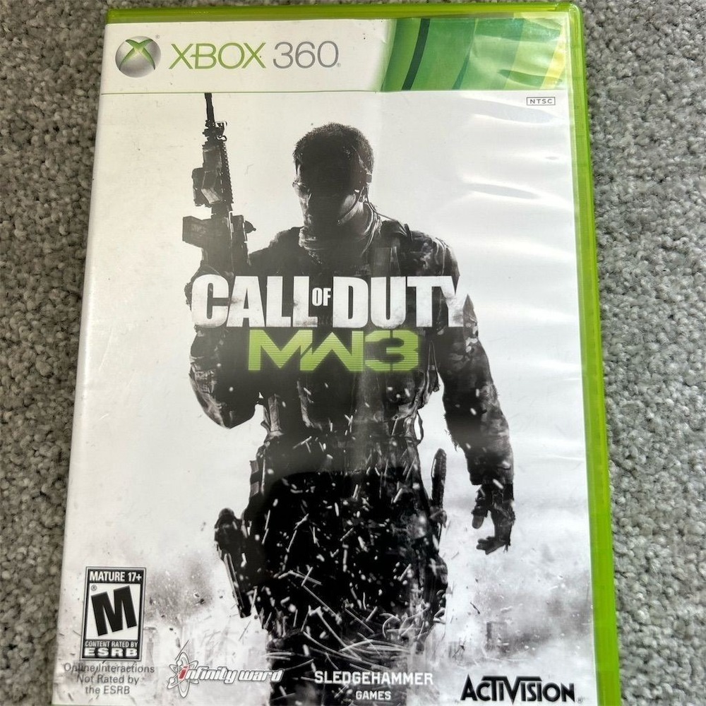 Call of Duty: Modern Warfare 3 Xbox 360 Game with Manual 2011